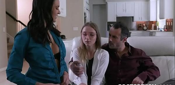  Lonely Adopted Teen Offering Her Body to Her Parents - Macy Meadows, Alexis Zara